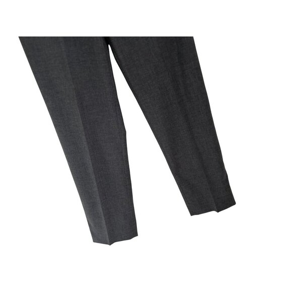 Davide Cenci Incotex Gray Trousers Classic Fit Dress Pants Made in Italy Wool - Picture 4 of 12